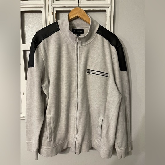 INC International Concepts Sweater w/ Zipper - Picture 7 of 13